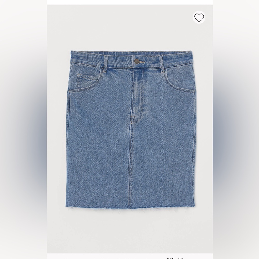 H&M Short Denim Skirt